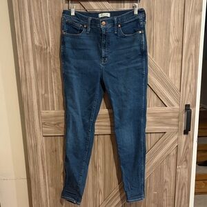 Madewell Dark Blue Skinny Jeans